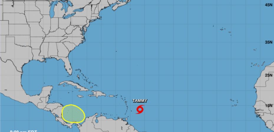 Sistema de baja presión se forma frente al Mar Caribe: tiene un 20% de posibilidad de convertirse en ciclón tropical