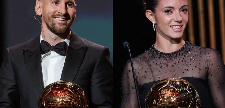 Campeones del mundo se llevan el Balón de Oro: Messi en masculino y Bonmatí en femenino, los mejores 2023