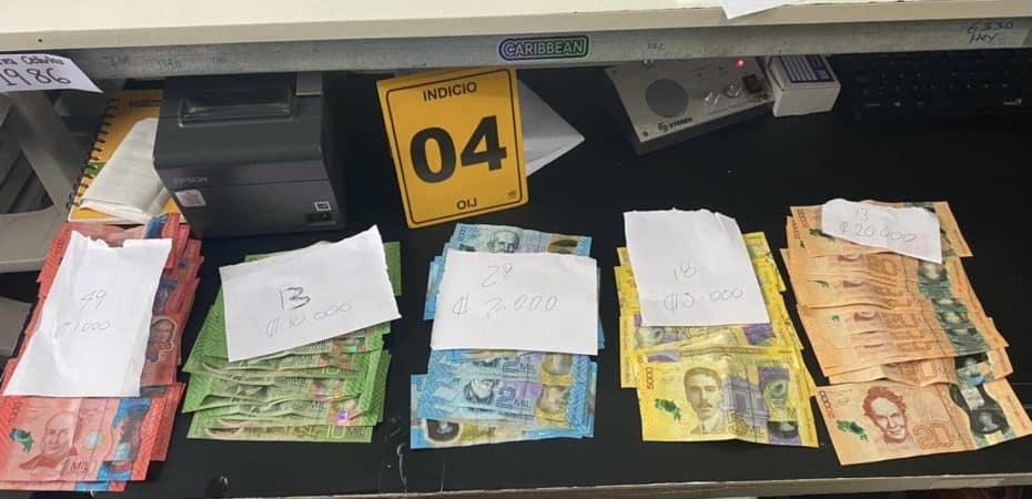 OIJ detiene a 34 personas en Guápiles por negocio de lotería clandestina y posible vínculo con lavado de dinero