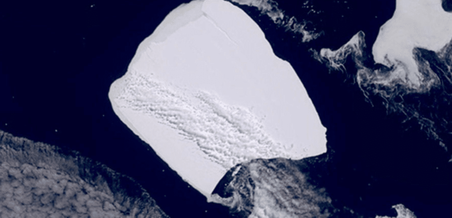 El colosal iceberg más alto que el Empire State que comenzó a moverse 30 años después de su formación