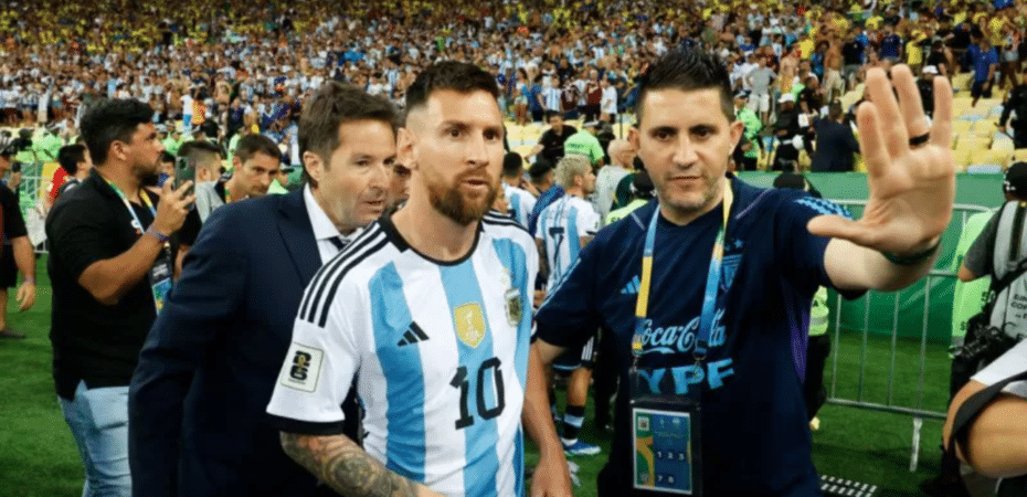 Los disturbios en el Maracaná que llevaron a Messi a sacar a los jugadores de la selección argentina del campo de juego