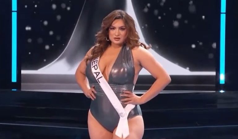 Miss Universo 2023: Nepal causa revuelo en la preliminar con sus curvas