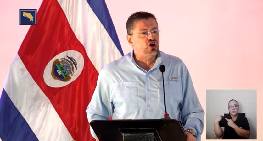 Chaves ordena desconvocar proyectos de seguridad del Gobierno y traslada la responsabilidad a la Asamblea Legislativa