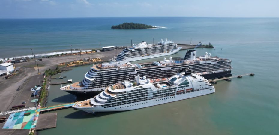 Fotos | Más de 7.000 turistas visitan hoy Puerto Limón con la llegada de tres cruceros, informa Japdeva