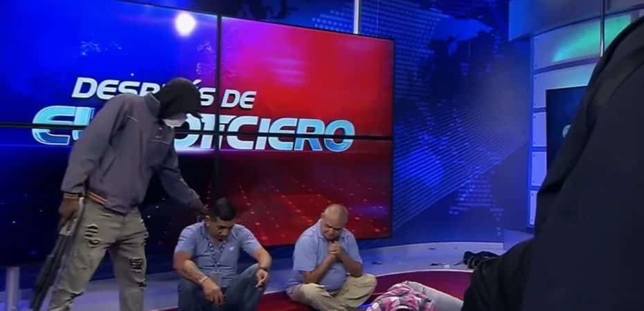 “El noticiero está de vuelta”: TV de Ecuador se repone a ataque armado