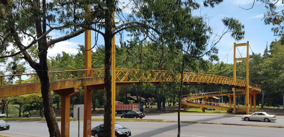 Vecino reportó desde 2022 daño en puente peatonal del Parque de la Paz; informes alertaban del mal estado