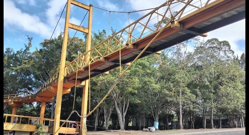 MOPT quitará puente peatonal del Parque de la Paz; paso en Circunvalación permanecerá cerrado