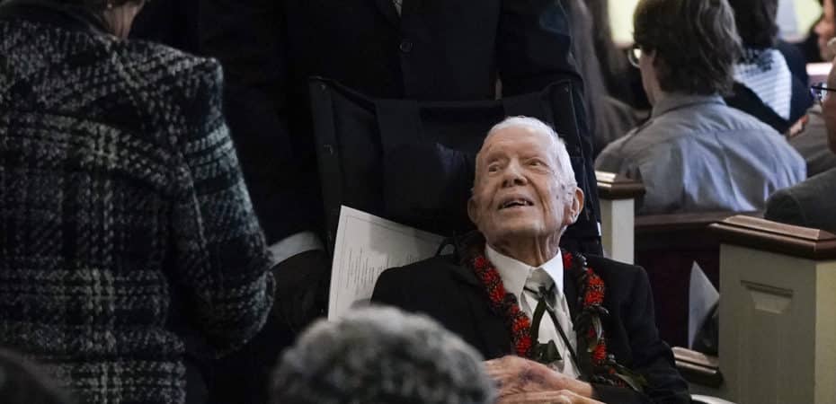 Expresidente Jimmy Carter cumple un año en cuidados paliativos en EE.UU.