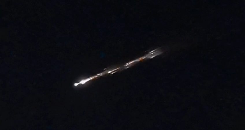 Video | Basura espacial fue vista en Turrialba, Coronado y centro de San José