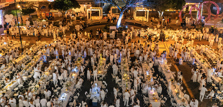 Regresa el evento Diner en Blanc en su sétima edición tras una pausa por la pandemia