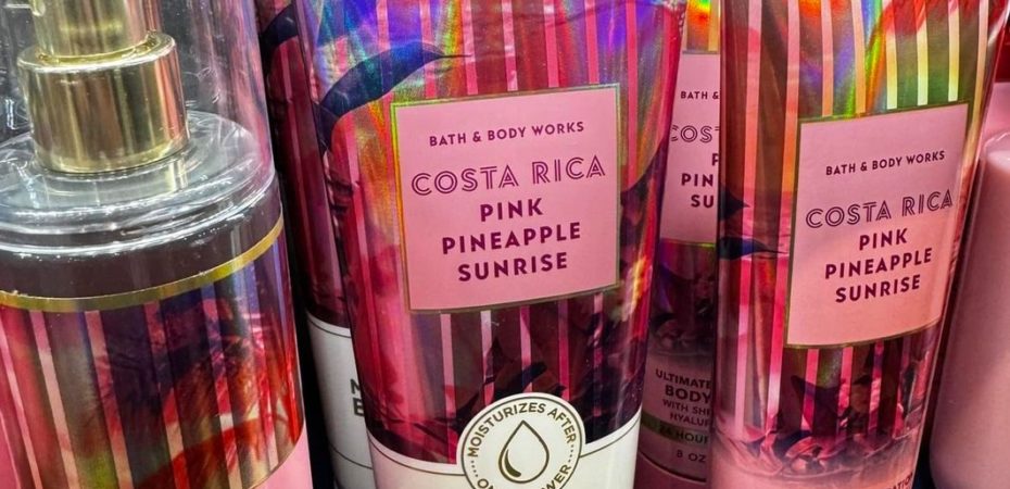 Cadena Bath & Body Works lanza en EE.UU. fragancia de piña rosada de Costa Rica
