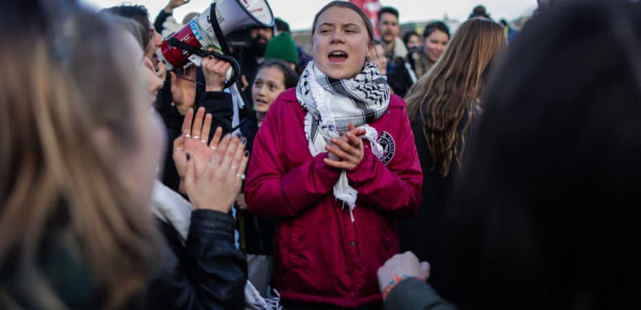 Detenida la activista climática Greta Thunberg durante una protesta en Países Bajos