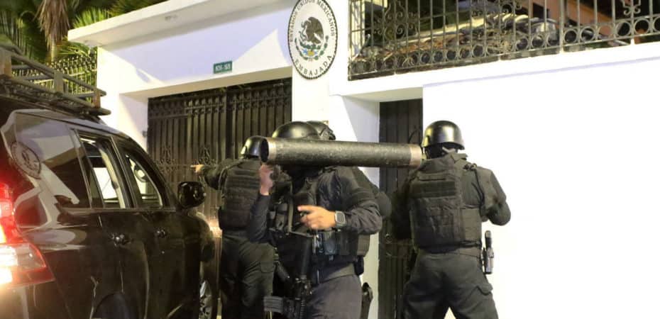 Club de países donde está Costa Rica fustigan a Ecuador, otro de sus miembros, por intervenir embajada mexicana