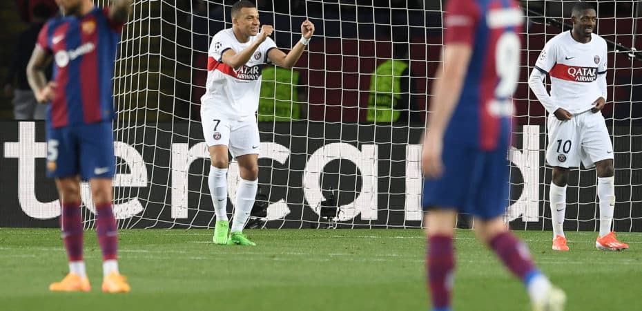 El PSG y Mbappé ganan en Barcelona para remontar y meterse en semifinales de la Champions