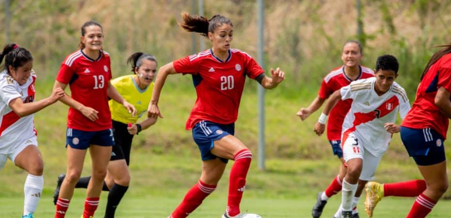 Selección Femenina de Costa Rica le volvió a ganar a Perú en segundo partido amistoso