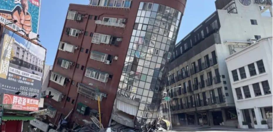 Terremoto en Taiwán: vea el antes y después  del sismo que dejó 9 muertos y 900 heridos