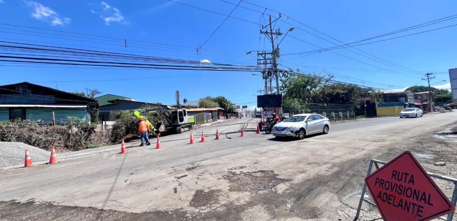 MOPT amplió a cinco semanas el cierre de la vía entre Coyol y Arrocera en Alajuela