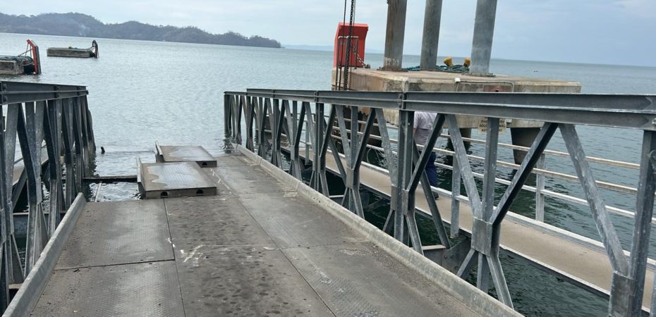 MOPT arrancó reparaciones en terminal de ferry de Paquera; costo inicial llega a ¢200 millones