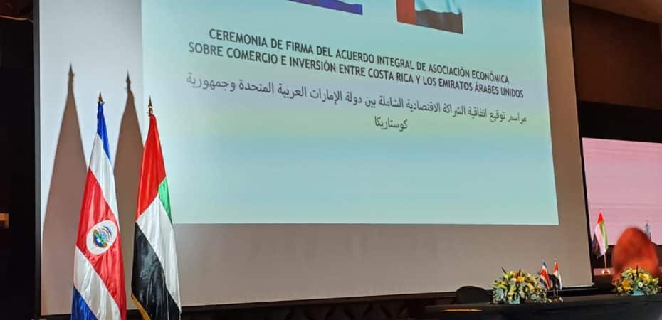 Crecex: intercambio comercial entre Costa Rica y Emiratos aumentará con TLC