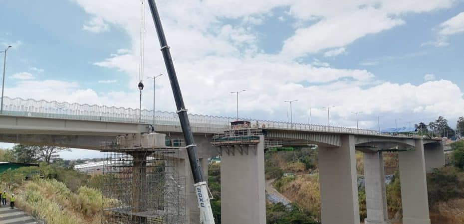 Puente sobre el río Virilla en ruta 32 con avance del 75%: trabajos finalizan en julio, dice el MOPT