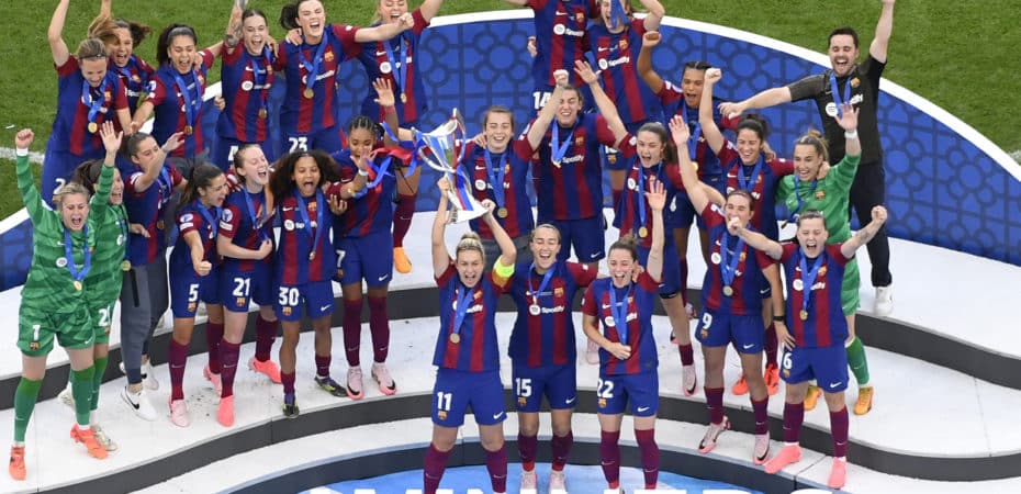 El Barcelona derrota al Lyon francés y renueva su supremacía en la Champions femenina