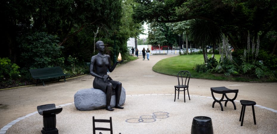 París dedica una estatua a los Juegos Olímpicos y la multiculturalidad