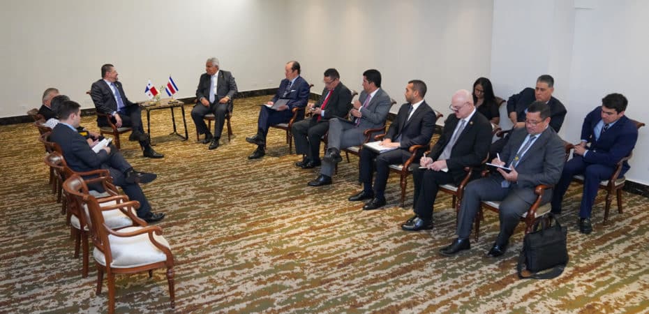 Reto migratorio marca reuniones del Presidente en gira a Traspaso de Poderes de Panamá