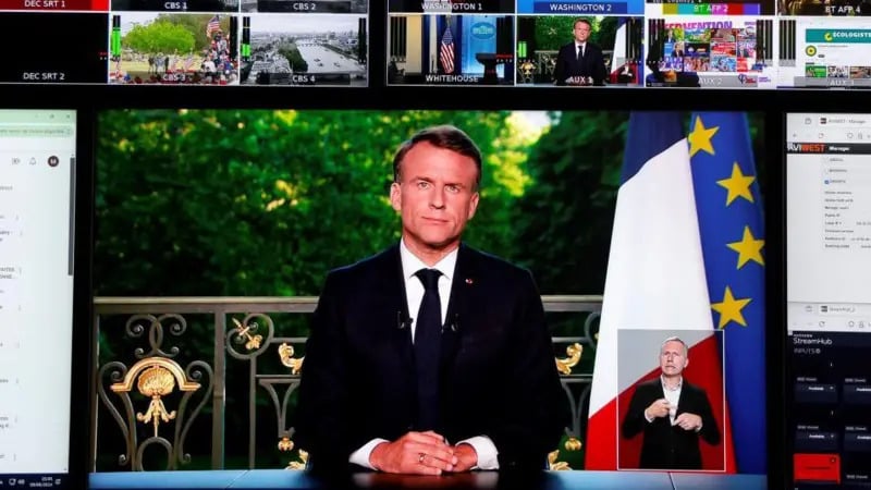El gran riesgo que asume Macron al convocar elecciones en Francia tras su aplastante derrota en las europeas